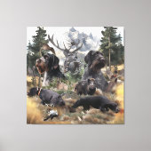 German Wirehaire Pointer Canvas Afdruk (Voorkant)