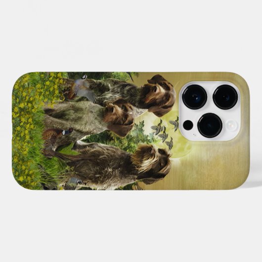 German Wirehaire Pointer Case-Mate iPhone Case (Achterkant (horizontaal))