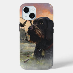 German Wirehaire Pointer iPhone 15 Case