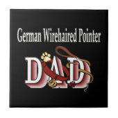 German Wirehaire Pointer Dad Tegeltje (Voorkant)