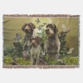 German Wirehaire Pointer Deken (Voorkant)
