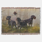 German Wirehaire Pointer Deken (Voorkant)