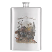 German Wirehaire Pointer Flacon (Voorkant)