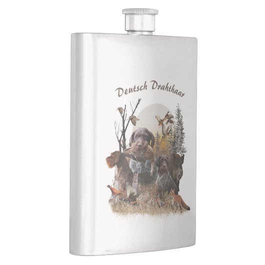 German Wirehaire Pointer Flacon (Rechts)
