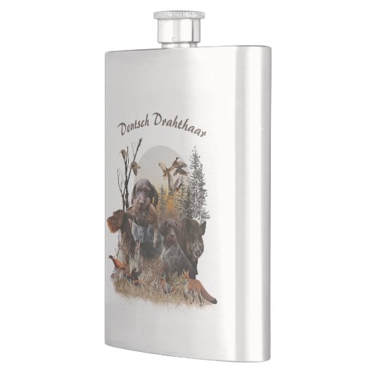 German Wirehaire Pointer Flacon (Links)
