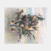 German Wirehaire Pointer Fleece Deken (Voorkant (Horizontaal))