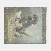 German Wirehaire Pointer Fleece Deken (Voorkant (Horizontaal))