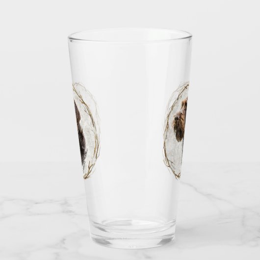 German Wirehaire Pointer Glas (Links)