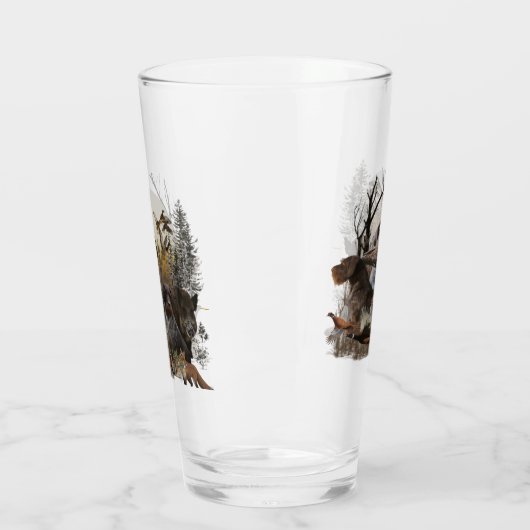 German Wirehaire Pointer Glas (Links)