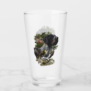 German Wirehaire Pointer Glas