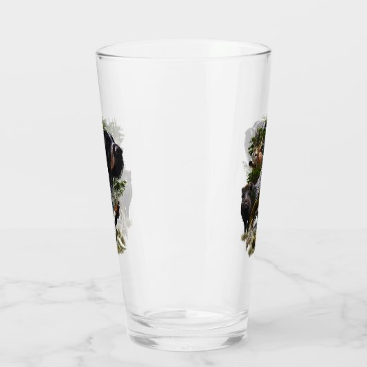 German Wirehaire Pointer Glas (Links)