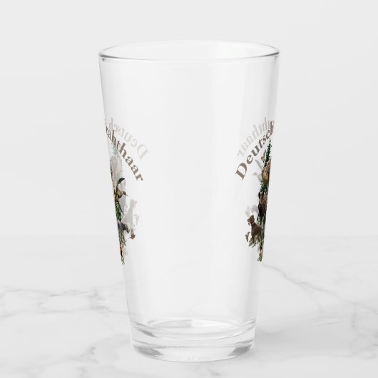 German Wirehaire Pointer Glas (Rechts)