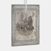 German Wirehaire Pointer Glas Ornament (Voorkant Rechts)