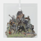 German Wirehaire Pointer Glas Ornament (Voorkant)