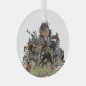 German Wirehaire Pointer Glas Ornament (Voorkant Rechts)