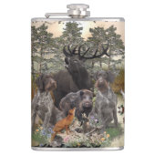 German Wirehaire Pointer Heupfles (Voorkant)