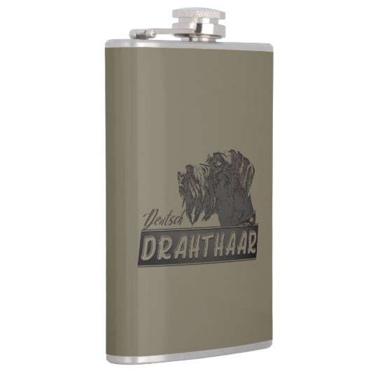 German Wirehaire Pointer Heupfles (Rechts)