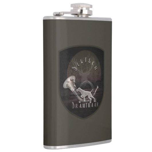 German Wirehaire Pointer Heupfles (Rechts)