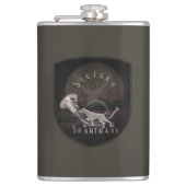 German Wirehaire Pointer Heupfles (Voorkant)