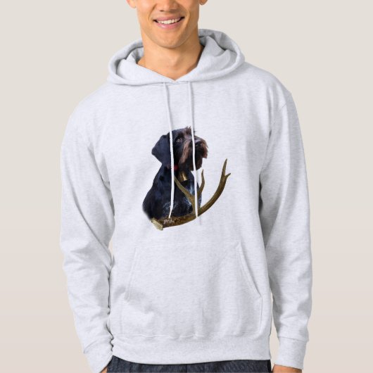 German Wirehaire Pointer Hoodie (Voorkant)