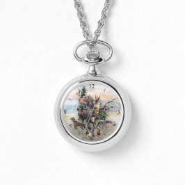 German Wirehaire Pointer Horloge