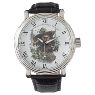 German Wirehaire Pointer Horloge