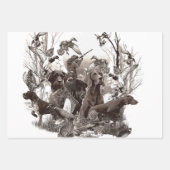 German Wirehaire Pointer Inpakpapier Vel (Voorkant 3)