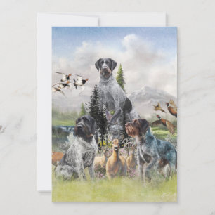 German Wirehaire Pointer Kaart