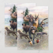 German Wirehaire Pointer Kaart (Voorkant / Achterkant)