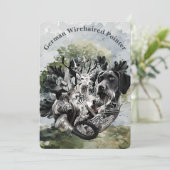 German Wirehaire Pointer Kaart (Staand voorkant)