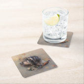 German Wirehaire Pointer Kartonnen Onderzetters (Insitu)