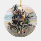 German Wirehaire Pointer Keramisch Ornament (Voorkant)