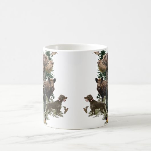 German Wirehaire Pointer Koffiemok (Center)