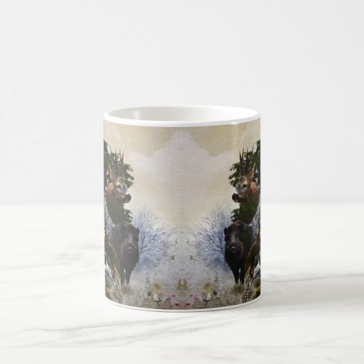 German Wirehaire Pointer Koffiemok (Center)