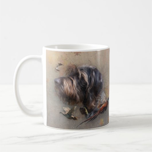 German Wirehaire Pointer Koffiemok (Links)