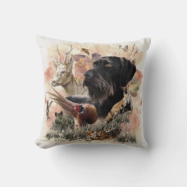 German Wirehaire Pointer Kussen