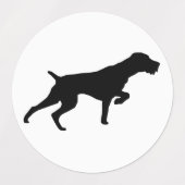 German Wirehaire Pointer Labels (Design 1)