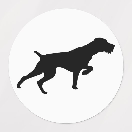 German Wirehaire Pointer Labels (Design 1)