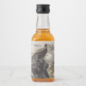 German Wirehaire Pointer Likeurfles Etiket (Voorkant)