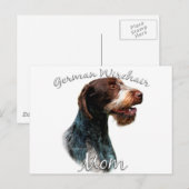 German Wirehaire Pointer Ma 2 Briefkaart (Voorkant / Achterkant)