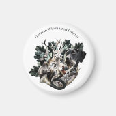 German Wirehaire Pointer Magneet (Voorkant)