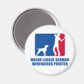 German Wirehaire Pointer Magneet (Voorkant / Achterkant)
