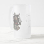 German Wirehaire Pointer Matglas Bierpul (Voorkant links)