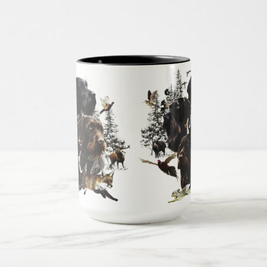 German Wirehaire Pointer Mok (Midden)