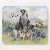 German Wirehaire Pointer Muismat (Voorkant)