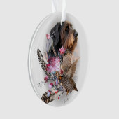 German Wirehaire Pointer Ornament (voorkant)
