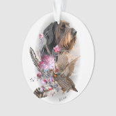 German Wirehaire Pointer Ornament (voorkant)