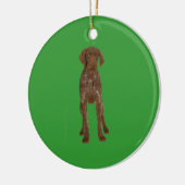 German Wirehaire Pointer Ornament (Links)