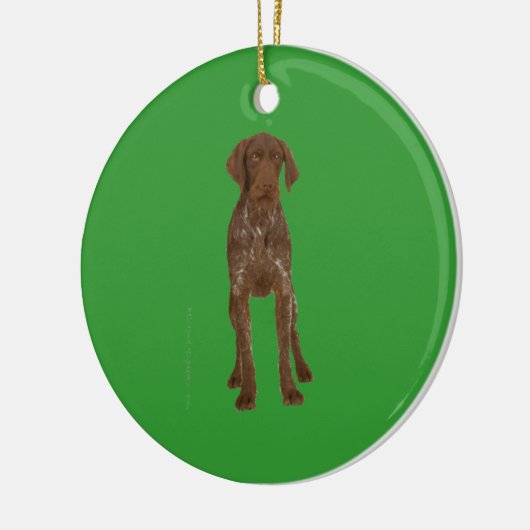 German Wirehaire Pointer Ornament (Links)