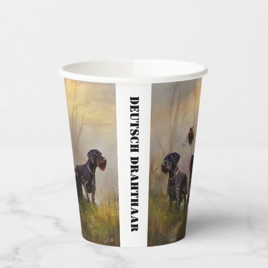 German Wirehaire Pointer Papieren Bekers (Links)